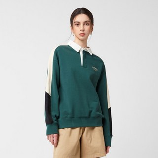 AKIII CLASSIC 寬鬆圓領長袖Polo衫 AKALSU208