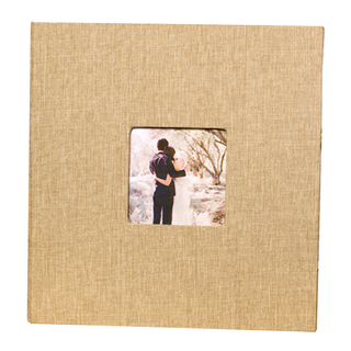 Star DIY 相框式相簿 27 x 28 cm, 20張, 05 米色(外殼), 黑色(內頁)