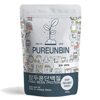 Pureunbin 蠶豆蛋白粉, 300g, 1包