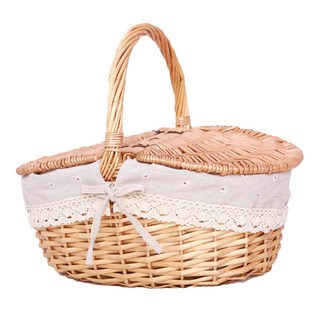 All-high 原木野餐籃, 07 半柳雛菊亞麻, 1個