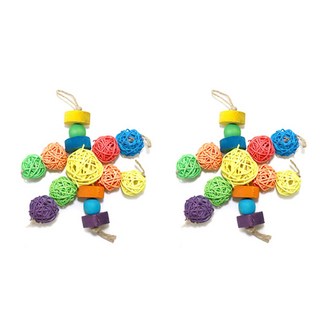 LIP Parrot 星形棒棒糖玩具 SA00202, 2個, 混合顏色