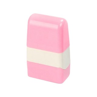 Titan Courier Invoice 個人信息 郵票滾筒 橡皮擦 粉色, 單一顏色, 1個