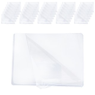 Healingcare Toploader硬卡套 小卡夾 卡膜 06 橫式 35pt 附保護膜, 白色, 50張