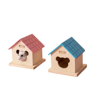carno 倉鼠粉彩木屋 2入, 木料, 1套