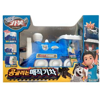 Hello CARBOT 衝鋒戰士 滾球魔法火車電動玩具, 藍色