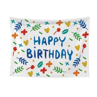 Peito 生日快樂橫幅布條, 多色