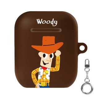 TOY STORY 玩具總動員 Triple 硬殼 AirPods 1 / 2 保護殼, 胡迪, 單一商品