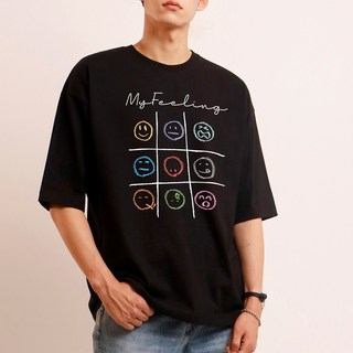 벤힛 남녀공용 Feeling 빅사이즈 오버핏 반팔티셔츠