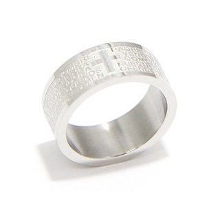 Indie Label 聖經經文十字架戒指