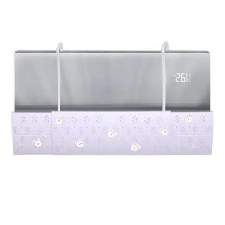 The Bella 簡易安裝壁掛式冷氣擋風板, 白色A