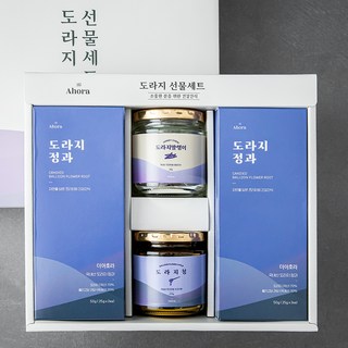 도라지정과 25g x 4개 + 말랭이 40g + 청 270g 세트, 1개