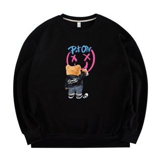 JB Fashion 塗鴉熊 Oversize 大學T