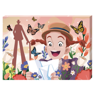 케이엠엘리 키다리 아저씨 꽃밭 DIY 페인팅 키트 46 x 33.5 cm, 혼합색상, 1개