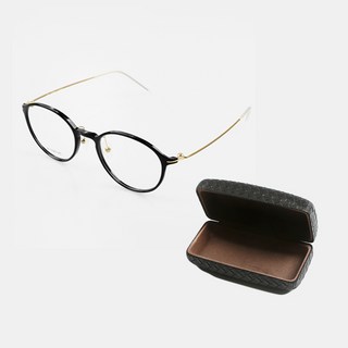 BEIMA Akema 鈦金屬圓形眼鏡框 + 太陽眼鏡盒套組