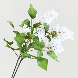 Garden in the City 丁香花枝 2入, 奶油色, 2個