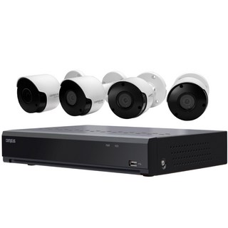 camPLUS 500萬畫素 8頻道 4攝影機 CCTV 套組 室內外兩用, AC-584