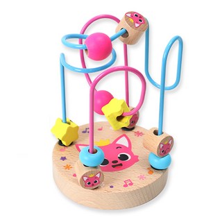 pinkfong 碰碰狐 孩童碰碰狐雲霄飛車抓握玩具, 1個