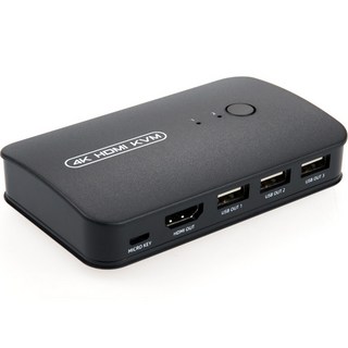 Coms 2 端口 4K HDMI USB 3 端口 2:1 KVM 切換器選擇器, TB586