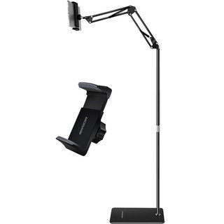 NOTECASE 直立型伸縮手機平板支架+手機座, 黑色, MOG-102 v3（底座）