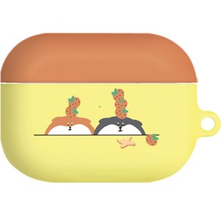 BANIMONG Chiba Daeng Dongle AirPods Pro 超薄硬殼+鑰匙圈套組, 嬰兒芝雙胞胎, 單品