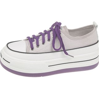 Elsso 厚底增高帆布休閒鞋