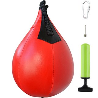 拳擊站立式打擊訓練沙包, 全紅色