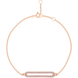 Milton Stelle 女性純銀手鍊 MSJ-SB180260RGWQ