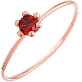 Lawool stone 女款14K誕生石日常色彩戒指+盒子