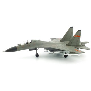 空軍一號 1/72 SU-30MKK 軍事壓鑄戰鬥機模型 AFO969743GY, 灰色, 1個