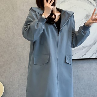 Paperments 女款連帽狩獵風雙口袋軍裝夾克 02902