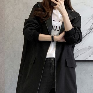 PAPERMENTS 女式連帽領 Safari 雙口袋野戰夾克 02902