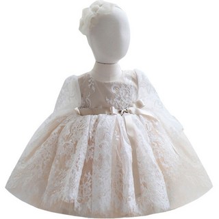 Edgeland 女童蕾絲蝴蝶結洋裝