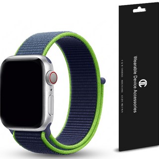 DC NET WORK 輕量運動錶帶 42 / 44 / 45 / 49mm, 螢光海軍藍