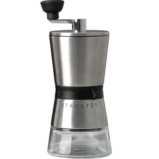 KALDIN 手動咖啡研磨機, 1個, 銀