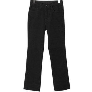 슈가펀 여성용 베니트 스판 허리밴딩 세미 부츠컷 팬츠