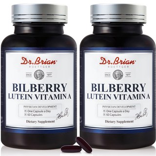 Dr. Brian 越橘葉黃素維生素 A 60g, 60顆, 2罐