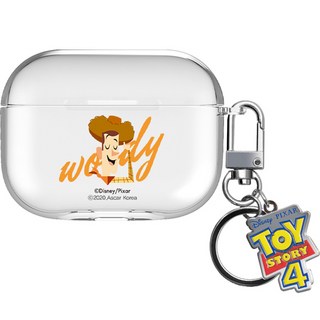 TOY STORY 玩具總動員 AirPods Pro耳機殼+鑰匙圈, 單品, 胡迪