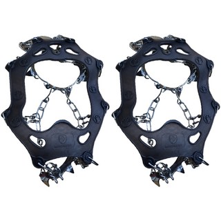 MONCROSS SWITZERLAND 1000 13爪不鏽鋼鏈條冰爪 + 硬殼收納盒套組, 黑色