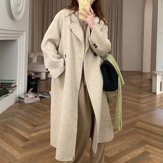 Paperments 女款里斯本雙面羊毛毛呢冬季長版大衣 03446