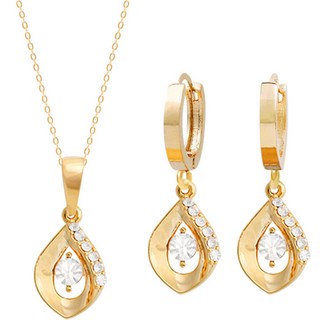 Miniart 14K金造型項鍊 NP311 + 造型耳環 B1360 + 禮物袋