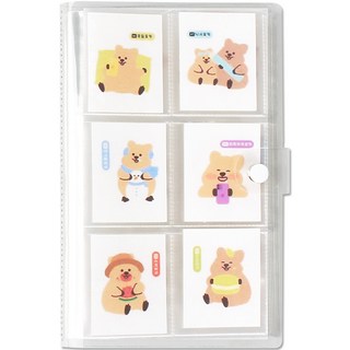 Ricose Band Seal 240 袖珍收藏書, 清晰的白色