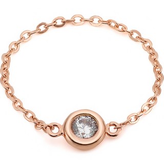 Lloyd 女性中號14K鍊戒 3mm LRS21053G + 購物袋