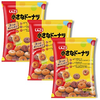 Shinko 迷你甜甜圈, 200g, 3袋