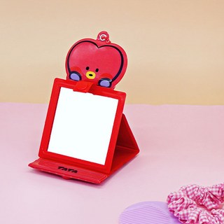 BT21 minini迷你鏡子鑰匙圈, TATA, 1個