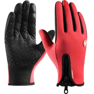 Venti 輕量登山休閒用手套, 紅色