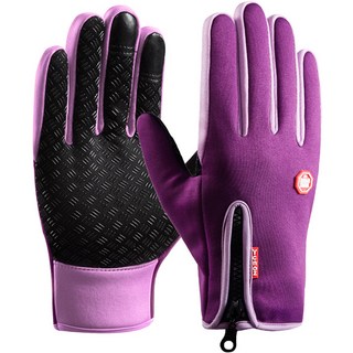 Venti 輕量登山休閒用手套, 紫色