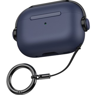 Diad Eden Airpods 保護殼 附夾, 海軍黑, Airpods Pro 2