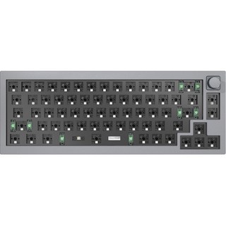 Keychron Q2 Knob Frame RGB 熱插拔準系統有線無數字鍵盤, 太空灰, Q2 B2