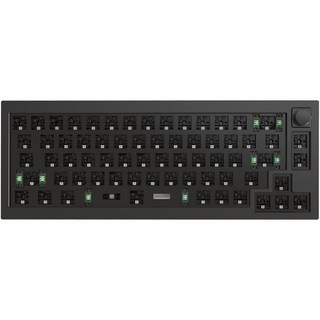 Keychron Q2 Knob Frame RGB 熱插拔準系統有線無數字鍵盤, 碳黑色, Q2 B1