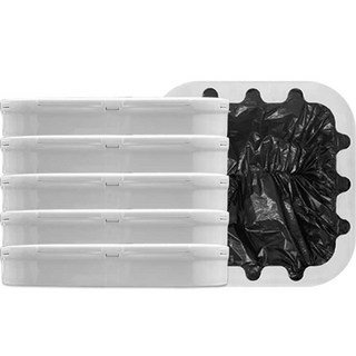 미홀 스마트 휴지통 리필 카트리지 6p, 화이트